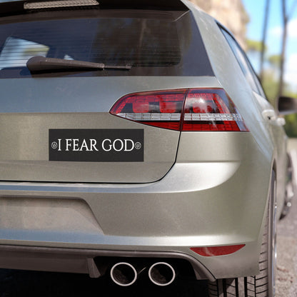 I FEAR GOD - Car Magnet